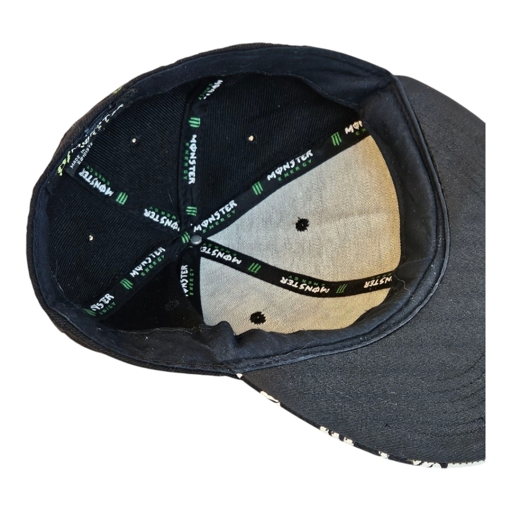 DC Shoes Monster Black and White Cap with Ford Logo - Picture 5 of 6